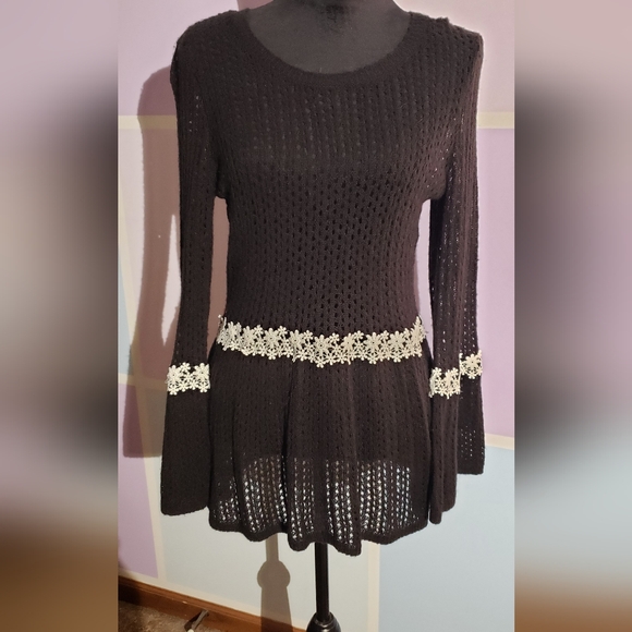 Lauren Conrad Peplum Sweater - Picture 1 of 4